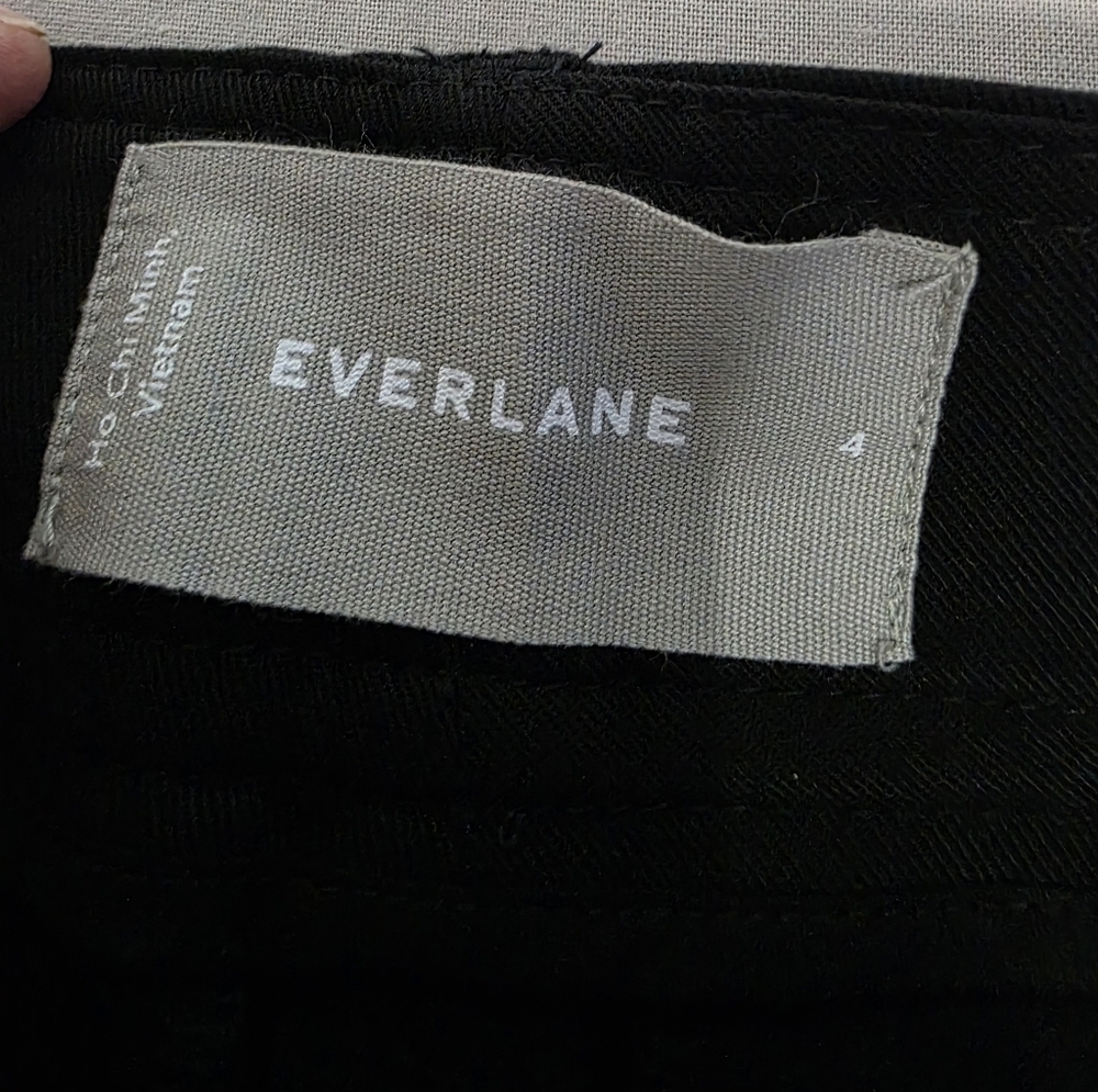 Everlane Classic Black Dress Pants Size 4 - Picture 4 of 7